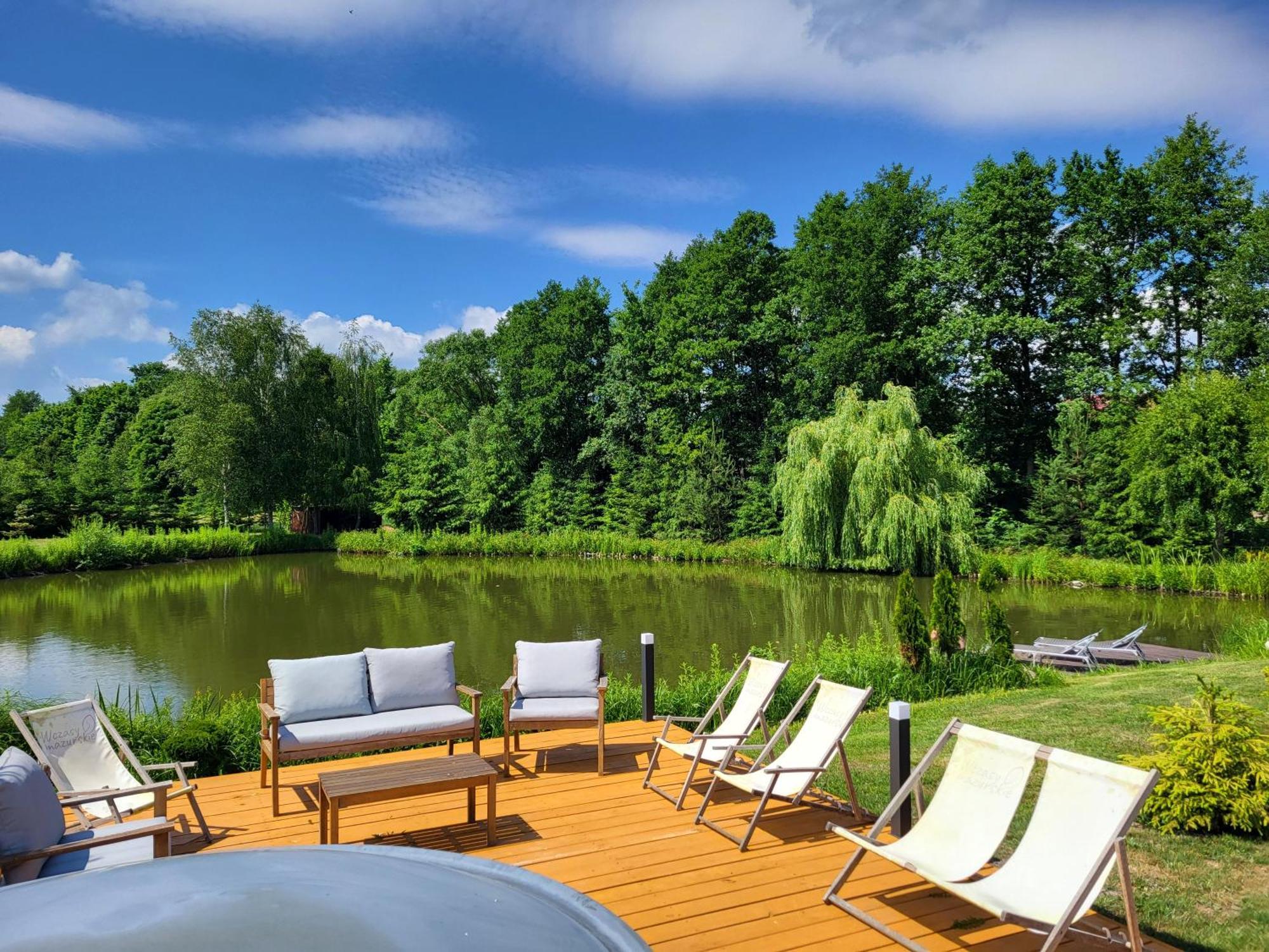 Wczasymazurskie - Domek Caloroczny " Lawenda" Mazury Moldzie Esterno foto