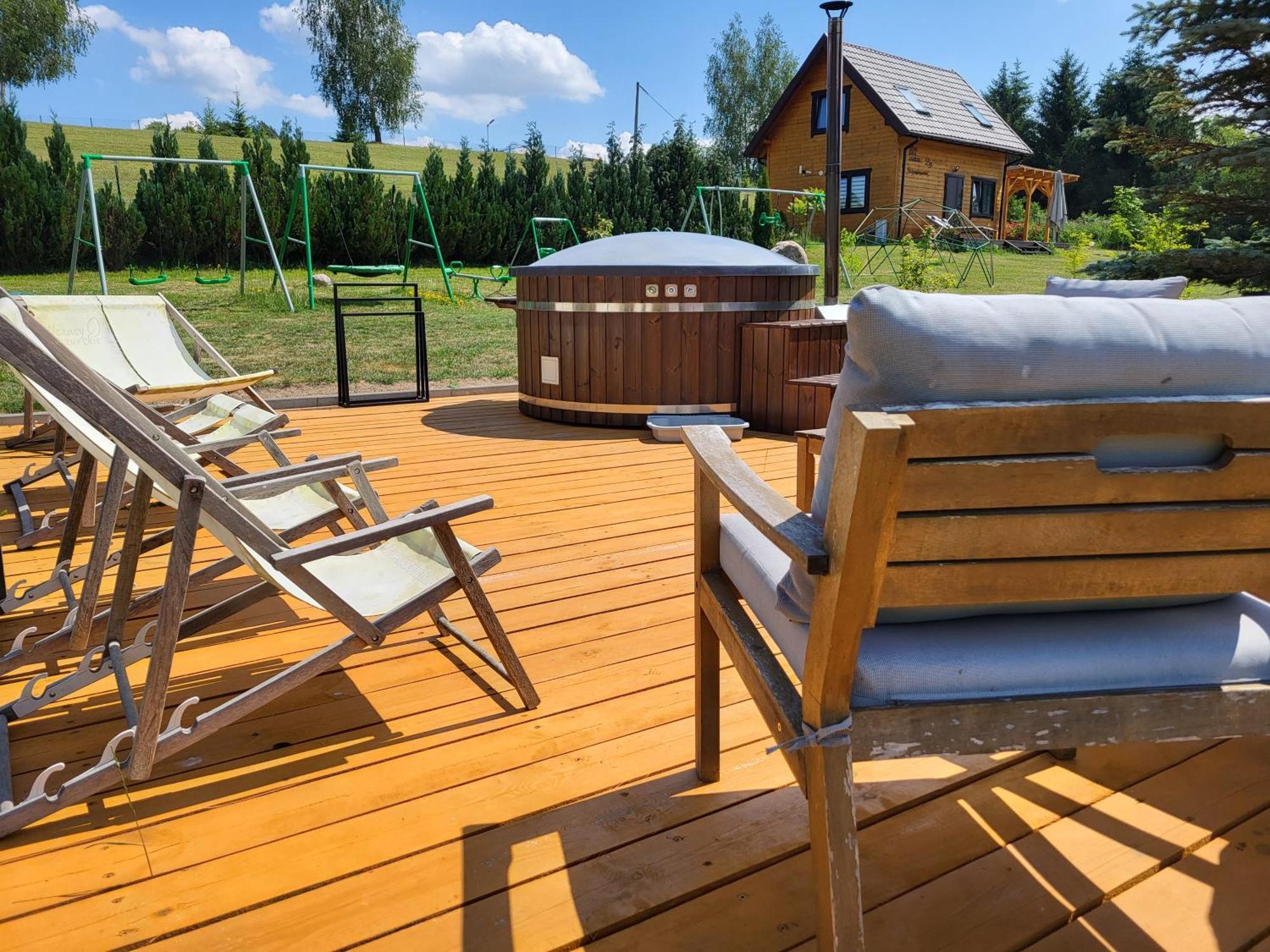 Wczasymazurskie - Domek Caloroczny " Lawenda" Mazury Moldzie Esterno foto